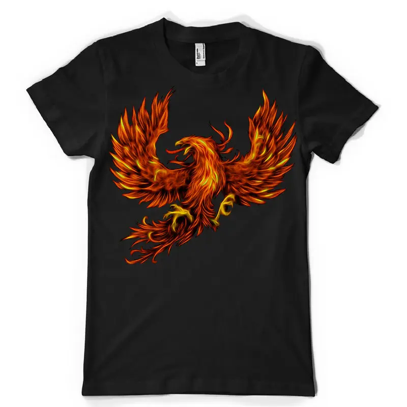 Bird fenix fire fly myphology mashup мужская женская Детская футболка dtg дешевые оптом футболки
