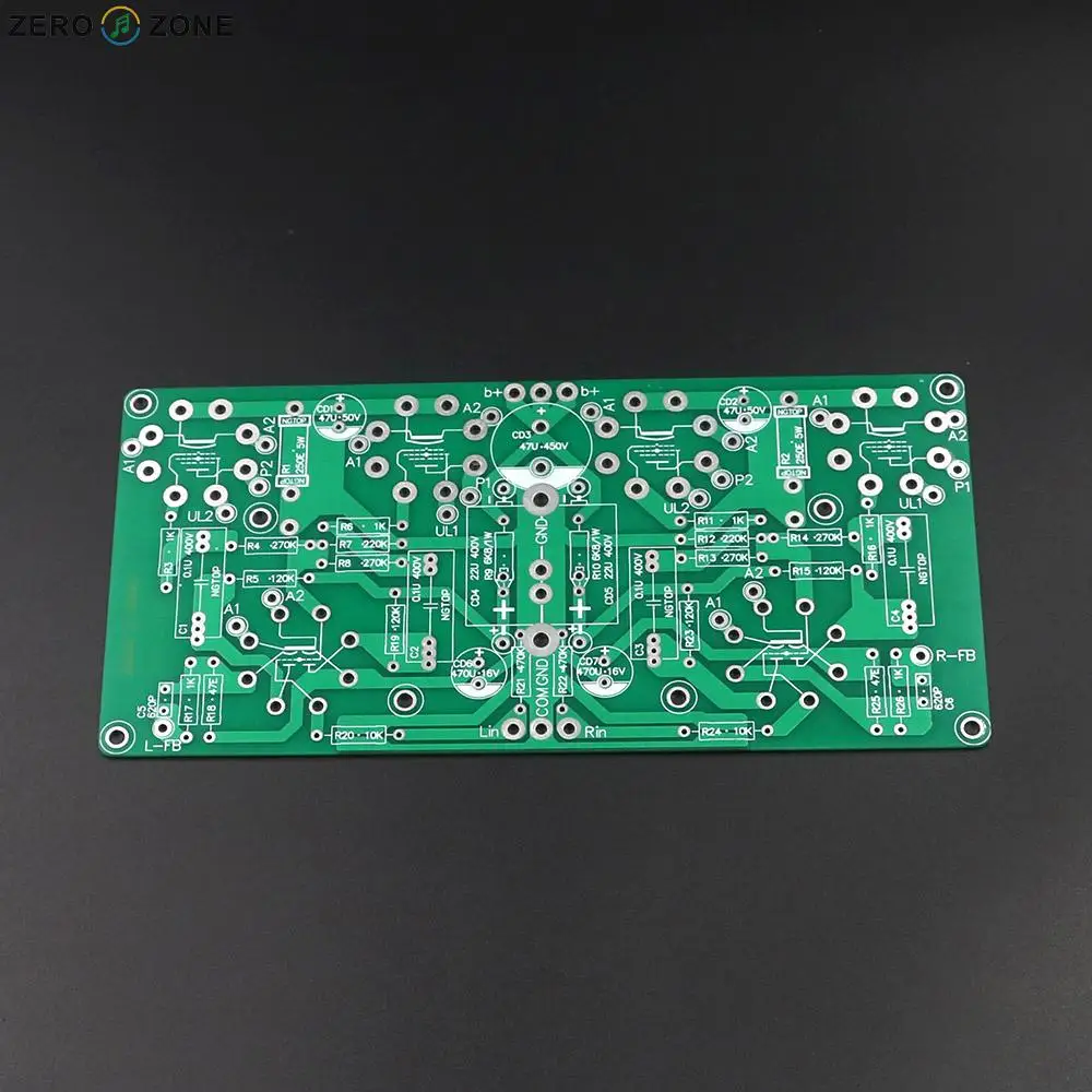 GZLOZONE ультра-линейный Push-pull 6SL7 + 6V6 трубка усилитель мощности PCB (12 Вт) | Электроника