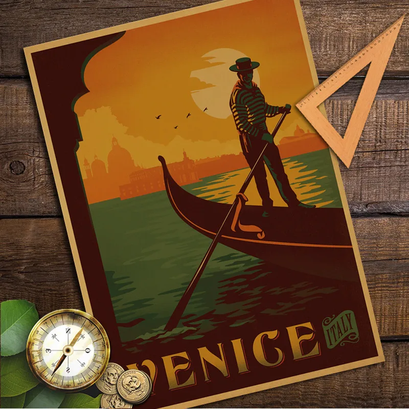 Красивые Канада Юкон Винтаж Ретро плакат крафт Бумага стены Стикеры антикварная