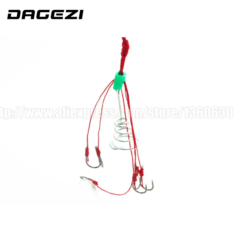 Рыболовные крючки DAGEZI 2 шт./лот взрывозащищенный крючок острый Рыболовный из