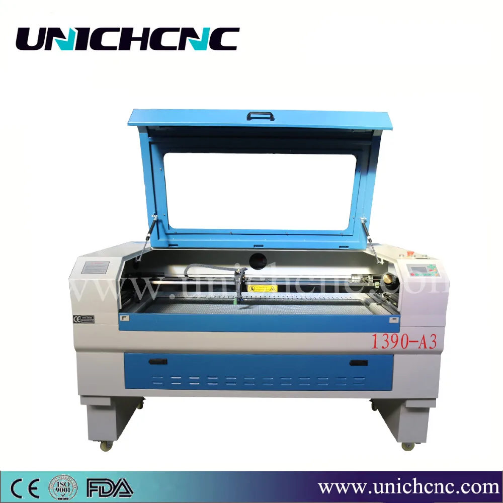 UNICHCNC недорогая бумага MDF фанера 80 Вт co2 машина для лазерной резки|plywood cutting machine|plywood