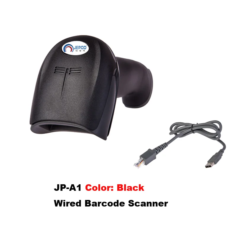 A1 Black Scanner JP-5890K 58 мм Термопринтер для супермаркета Термопринтер для POS системы Термопринтер для кухни - Цвет: A1 Black Scanner