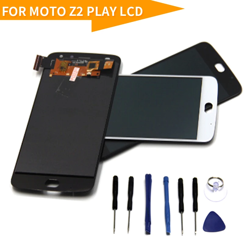 Для Motorola Moto Z2 играть XT1710 01 xt1710 07 10 Xt1710 09 ЖК дисплей Экран с цифрователем сенсорного