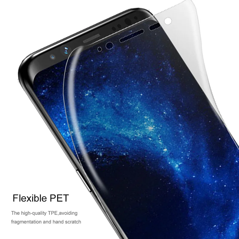 Мягкая пэт пленка для Samsung Galaxy S9 S6 S7 edge защитная премиум класса S8 Plus Note 9 8