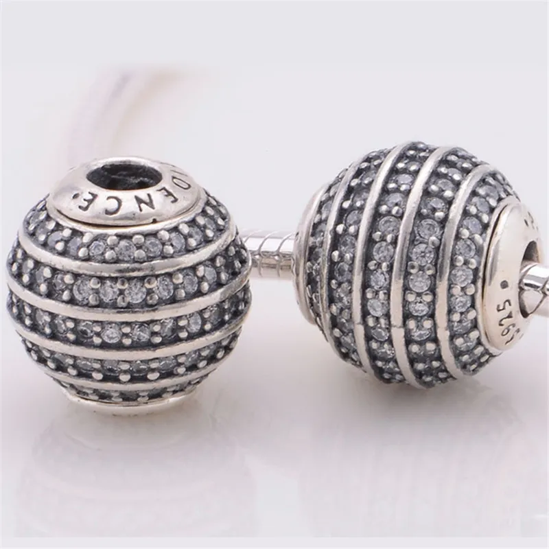 Fits Pandora Essence Collection Bracelet Genuine 925 Sterling Silver Confidence Charm Small Hole Beads for Jewelry Making kralen | Украшения