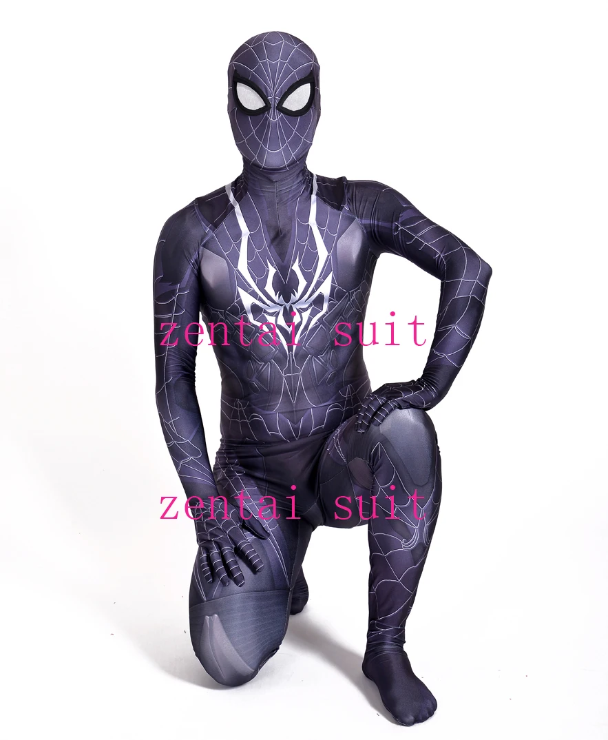 Костюм Человека паука Venom с 3D принтом Play Arts Kai Symbiote костюмы для косплея спандекс