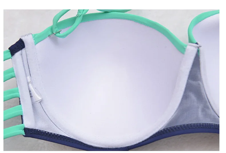 2017 Бразильское бикини танга плавки плюс размер купальник пуш-ап набор стринги