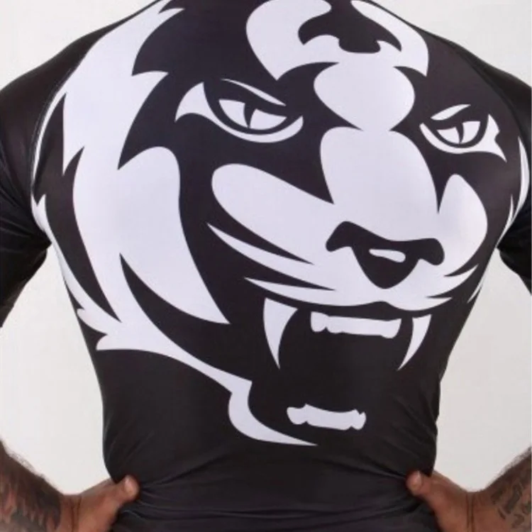 BJJ Рашгард Mma наборы с коротким рукавом ММА футболка Муай Тай Fightwear костюмы Рашгард кикбоксинг Велоспорт ММА обтягивающие длинные брюки
