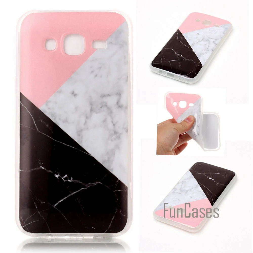 Мрамор вены ТПУ чехол для Coque Samsung Galaxy J5 2015 случае j500 j500f gaxy защиты svmsung phonea Самсон