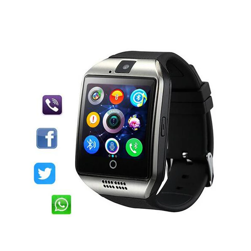 Умные часы Q18 шагомер с сенсорным экраном камера Поддержка tf карты Bluetooth smartwatch для