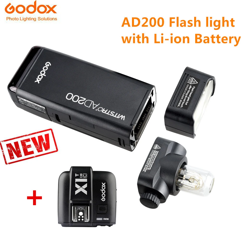 Godox AD200 флэш светильник светодиодный свет Стандартный комплект + X1T C x1t s n камеры