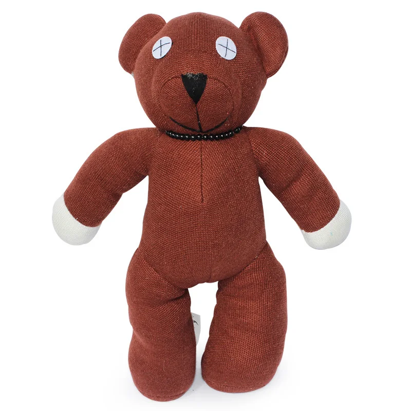 Oso de peluche Mr Bean de tamaño grande, juguete de peluche de 22 ''(55cm), figura marrón