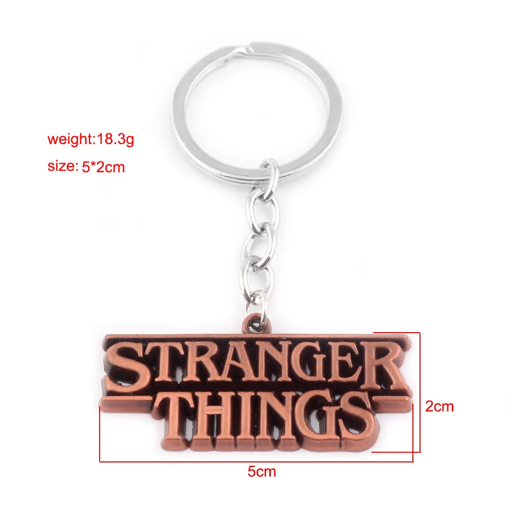 

SG New Film Stranger Things Keychain Alphabet Light Wall 11 Letter Logo Pendant Keyring For Men Lady Car Jewelry Souvenir Gift