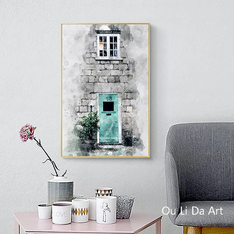 3 шт. абстрактные картины на холсте статуя свободы|oil painting|print on canvaspainting print |