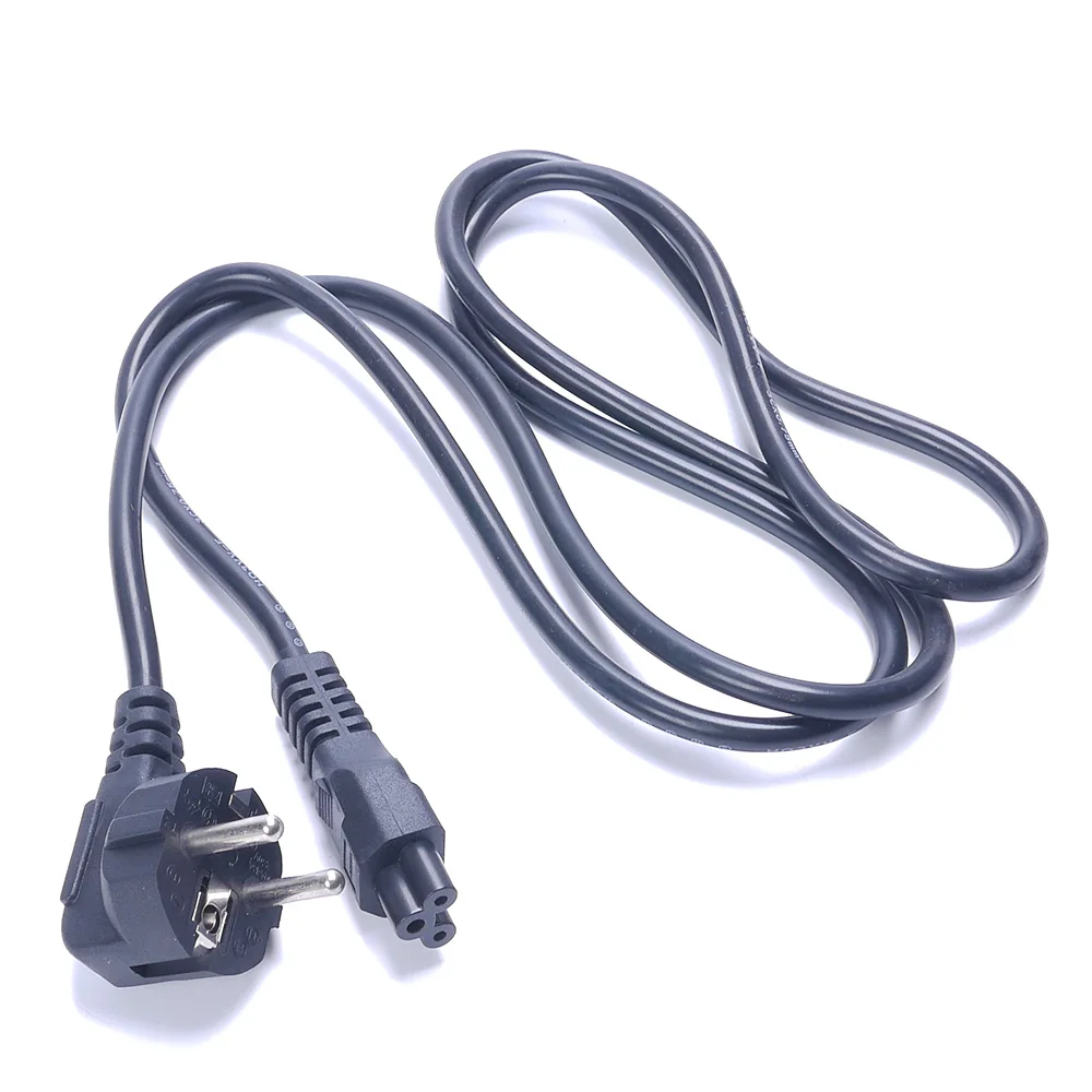 1 5 м C5 IEC чайник Европейский 2 контактный круглый AC EU Plug Мощность кабельный ввод