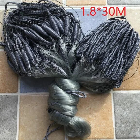 Finefish Однослойная мононить финская сеть для ловли рыбы 1 8*30 м рыболовная литая