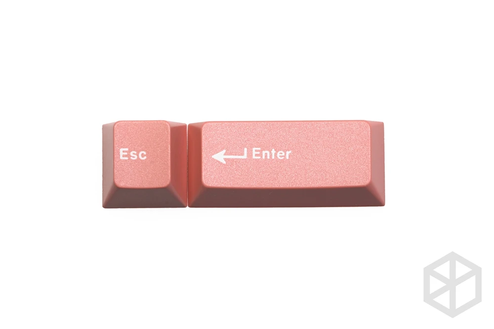 GMK DarkPink EE x1 GMK abs esc и enter комплект-Новинка Doubleshot abs Cherry MX стебли вишня Профиль Красный colorway темно-розовый - Цвет: GMK DarkPink EE x1