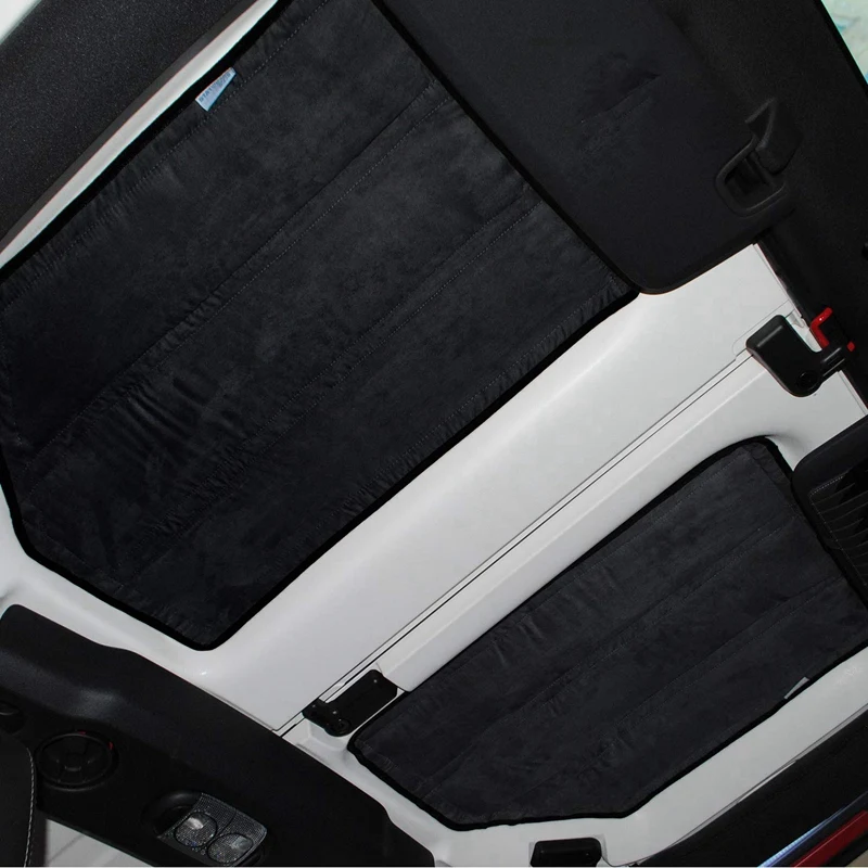 Для Jeep Wrangler Jk подголовник Hardtop изоляция 4 двери 2012- заднее окно и потолочная крыша теплоизоляция хлопок комплект автомобиля