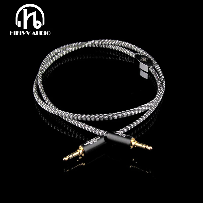 Аудиокабель Hifivv с разъемом 3 5 мм Штекерный разъем для автомобиля усилитель