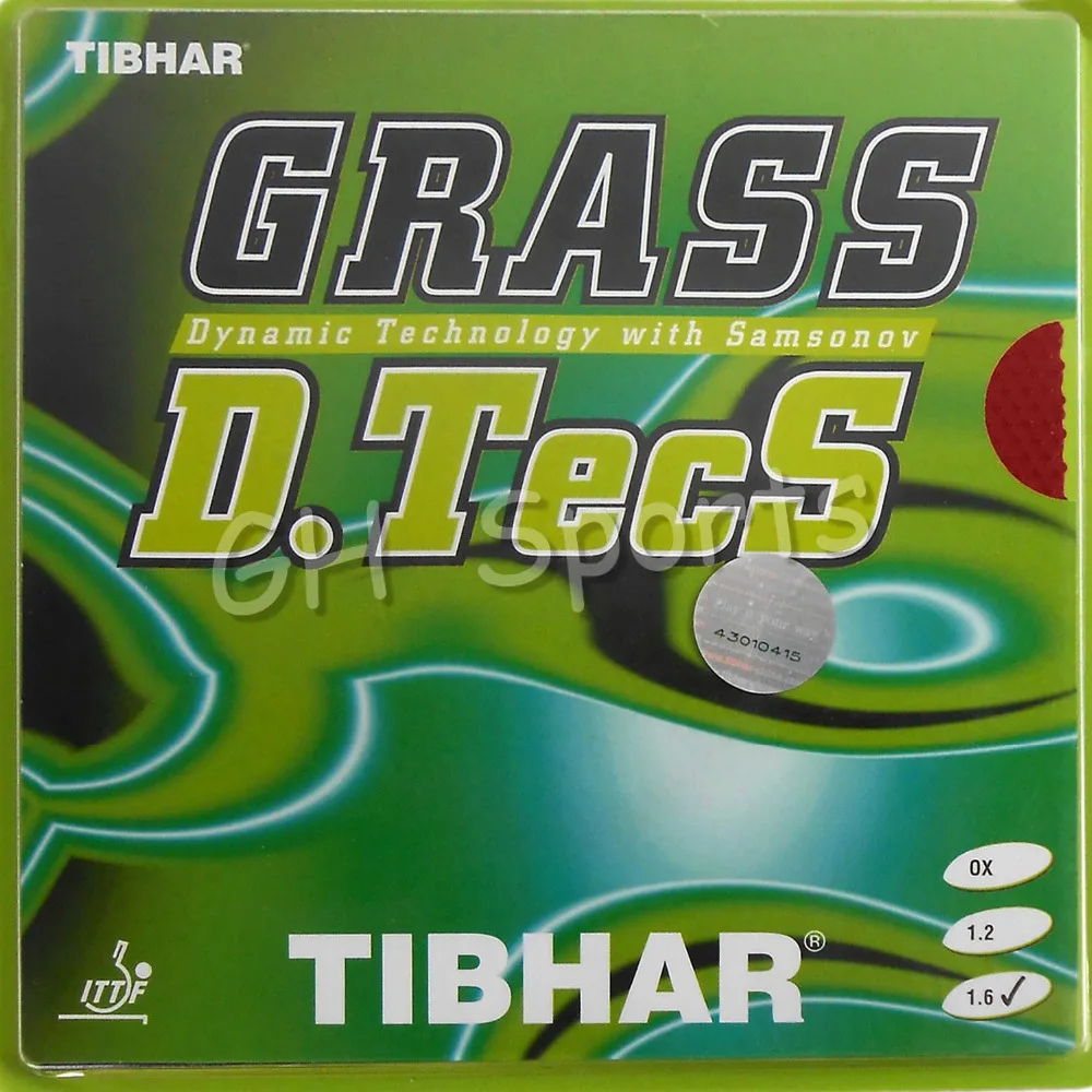 

Tibhar GRASS D.TecS длинный Настольный теннис (пинг-понг) Резина с губкой