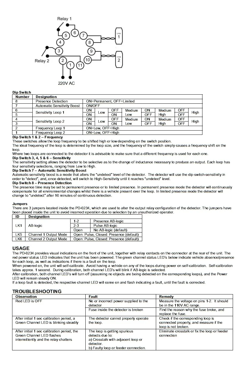 Детектор обнаружения петли транспортного средства для контроля парковочного