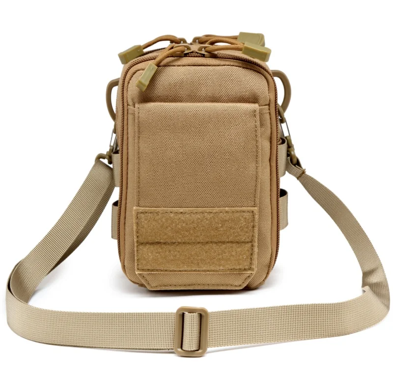DE CQC Открытый военный армейский тактический Molle утилита Поясная Сумка EDC инструмент телефон пакет охотничья сумка с плечевым ремнем для мужчин - Цвет: DE