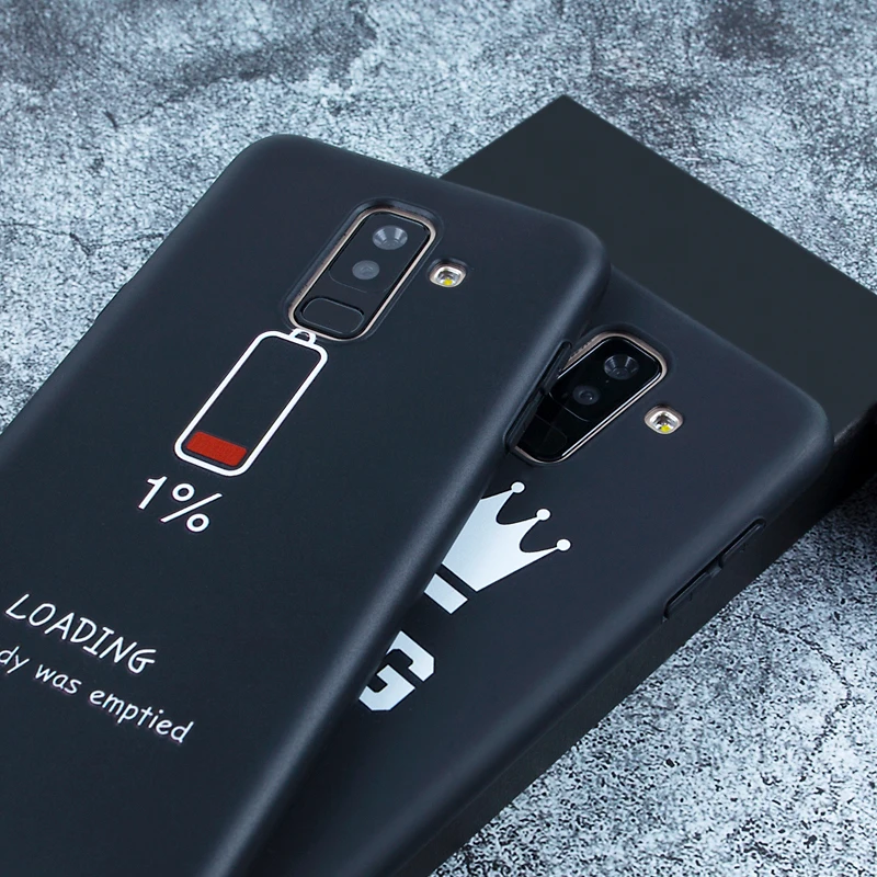 Чехол для Samsung Galaxy A6 Plus 2018 чехол J7 J5 A7 A5 2017 S8 S9 S7 Edge A8 Note 9 рельефные Матовые чехлы из