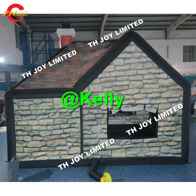Free air shipping 6x4x5mH irish pubs for outdoor commercial inflatable bar tent Irish style inn pub | Игрушки и хобби