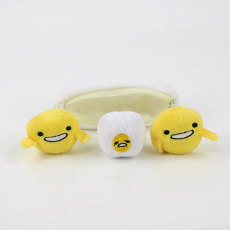 14 см kawaii ленивое грустное яйцо Гудетама брелок горох Pod милый коричневый медведь утка Rabbite яйцо белый черный медведь плюшевые подарки игрушки
