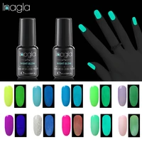inagla 8ml glow in the dark nail polish nail art design gel uv gel nail polish lacquer soak off gel nail varnish semi permanent