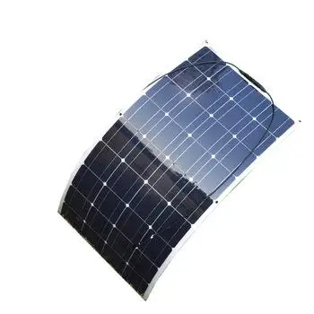 Jual Allmejores 100W Panel Surya Fleksibel 18V Monocrystalline Modul PV Untuk Rumah Mobil Perahu Charger Baterai Surya CE TUV
