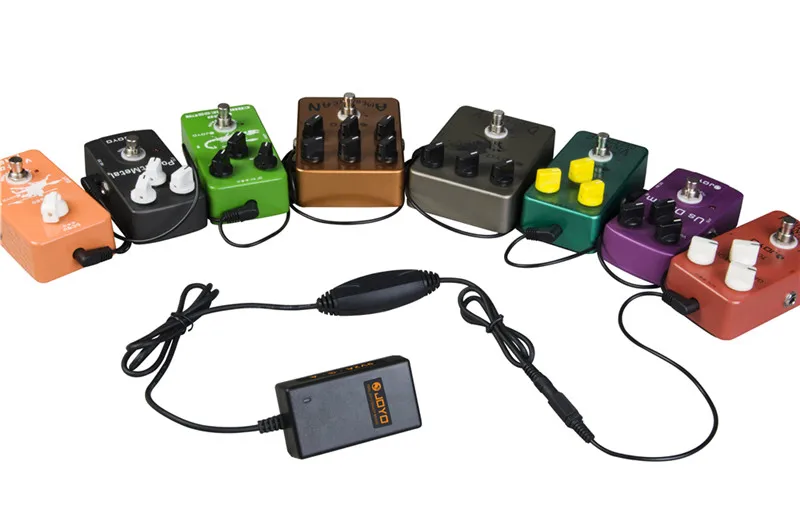JOYO JP 03 DC 9V 2000mA блок питания мульти штекер 8 кабель для педаль эффектов
