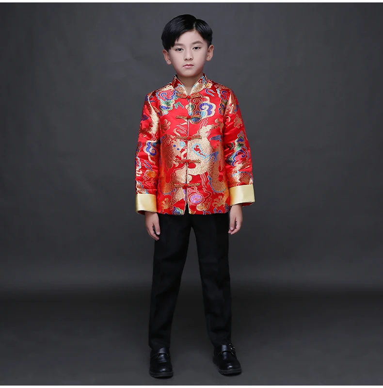 Дети Cheongsam платье принцессы платье для девочек Пышная юбка китайский стиль Ретро костюмы китайский Guzheng сценический костюм хоста