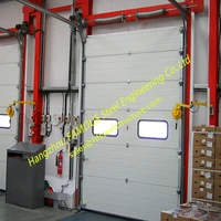 motorized garage doors with remote control quick response door for fire emergency use