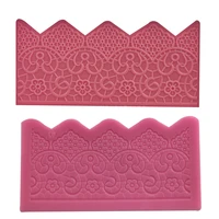 craft flower vine lace silicone fondant soap 3d cake mold cupcake jelly candy chocolate decoration baking tool moulds fq2357