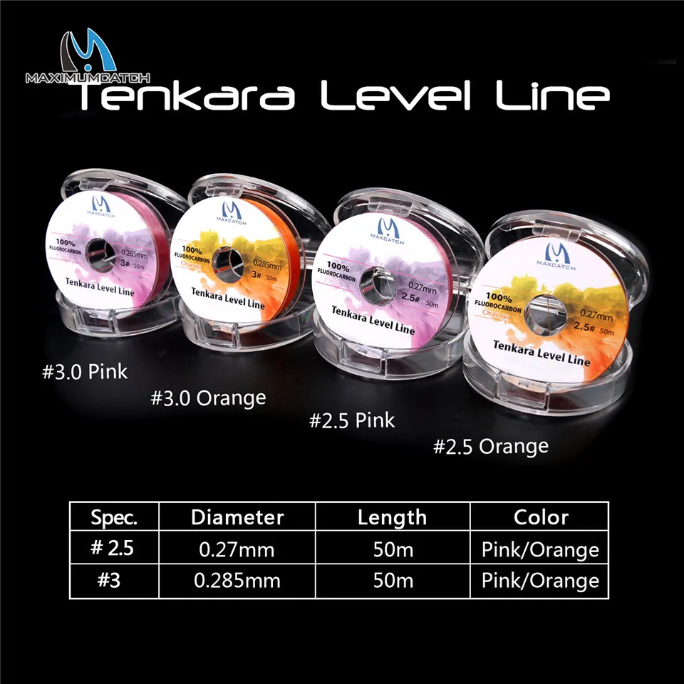 Maximumcatch Tenkara нивелирная леска 30 м 2 5 #/3 0 # фторуглеродная розовая Тенкара для ловли