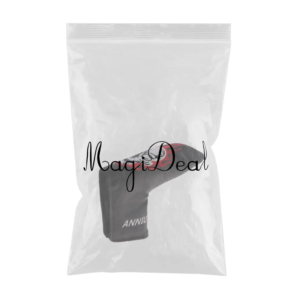 MagiDeal клюшка для гольфа, крышка для головы, защита для клюшек, магнитная застежка(дизайн с черепом), клюшка для клюшки