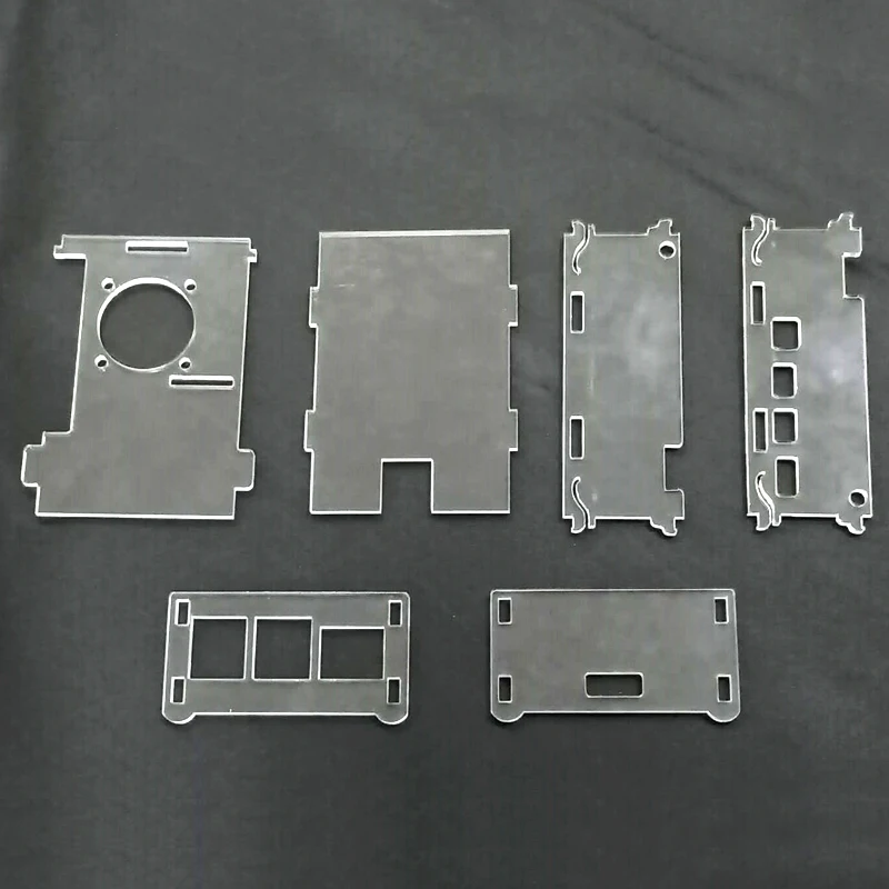 Raspberry Pi 4 акриловый корпус с охлаждающим вентилятором прозрачный Корпуса для RPI