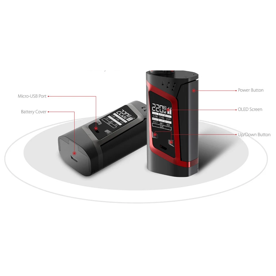Боксмод для электронной сигареты SMOK Alien батарейный блок 18650 электронная сигарета