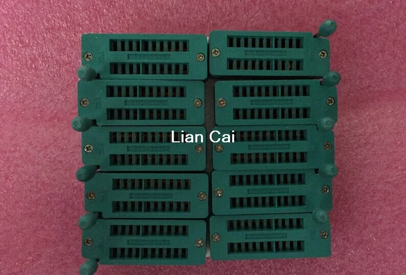 10 шт./лот 3 м ЗОЛОТО DIP 20 Pin 20Pin Универсальный ZIF IC розетка Бесплатная доставка|dip 20|pin