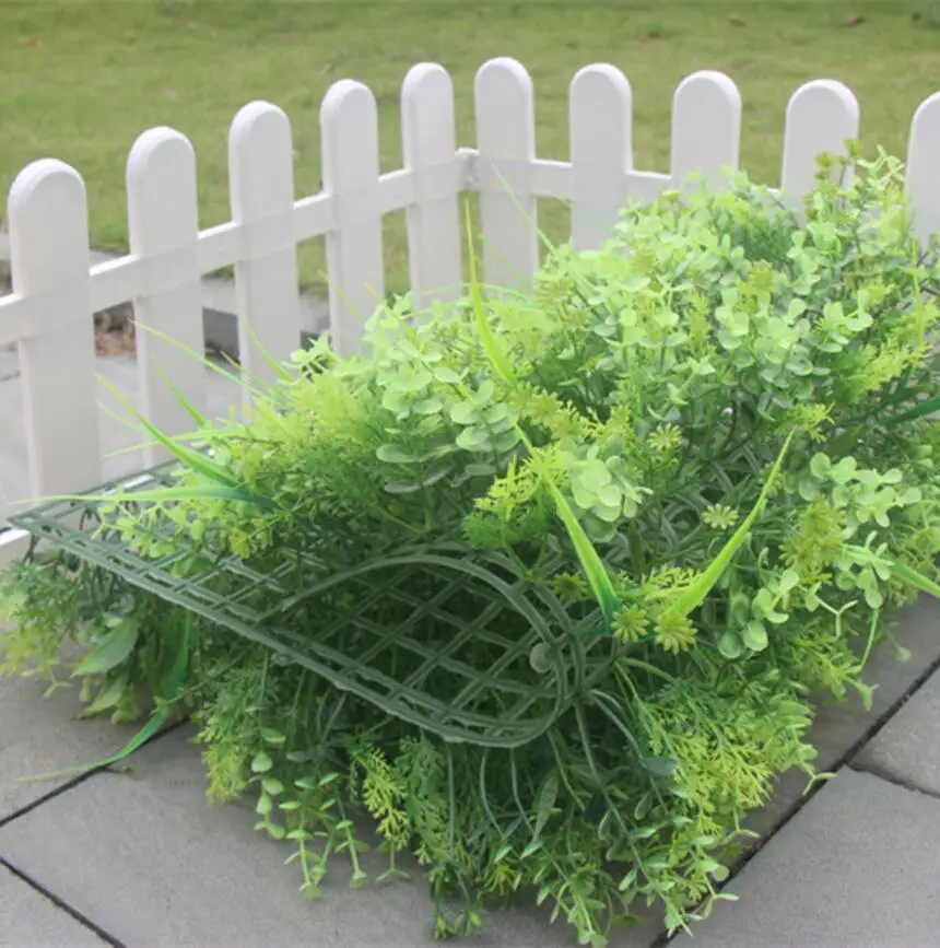 Коврик для растений с зеленой травой 40 х60 см|artificial money tree|leaf greentree leaf |