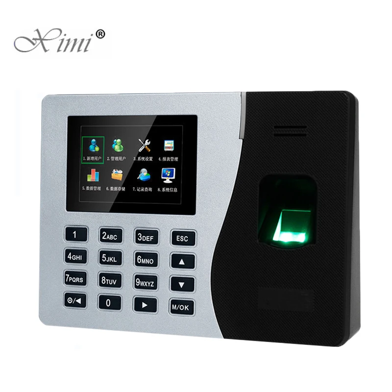 K14 TCP/IP Biometric Fingerprint Time Attendance With RFID Card Reader Clock Recorder Built-in Battery | Безопасность и защита
