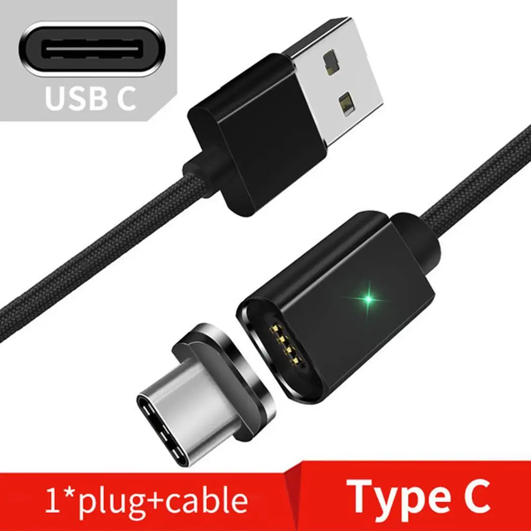 2 в 1 портативный usb интерфейс Магнитный зарядный кабель оплетка данных 5 В/3 А x