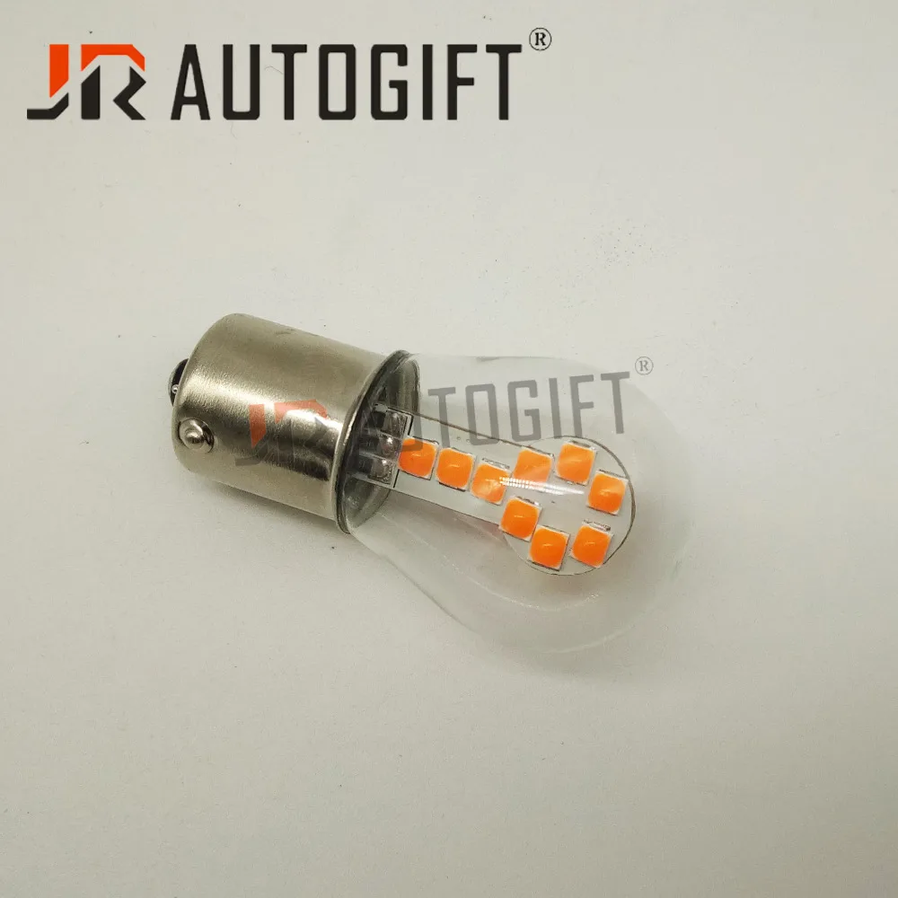 2 шт. Автомобильные светодиодные лампы 3030 18SMD BA15S BAY15D 1156 1157