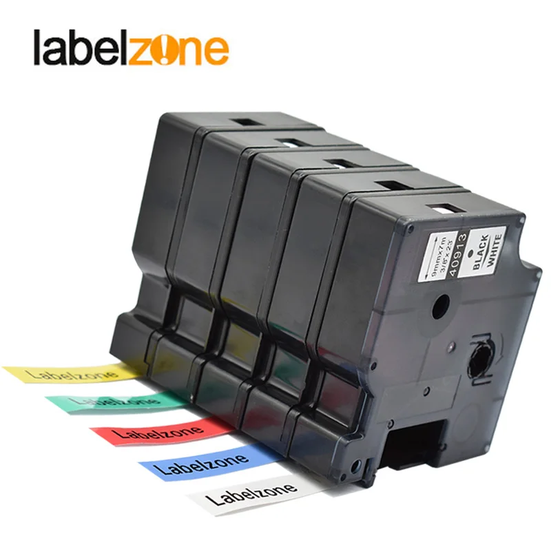 

6 colors combo set 9mm 40913 compatible dymo D1 label tapes D1 40910 40916 40917 40918 40919 cassette for Dymo LM160 280 printer