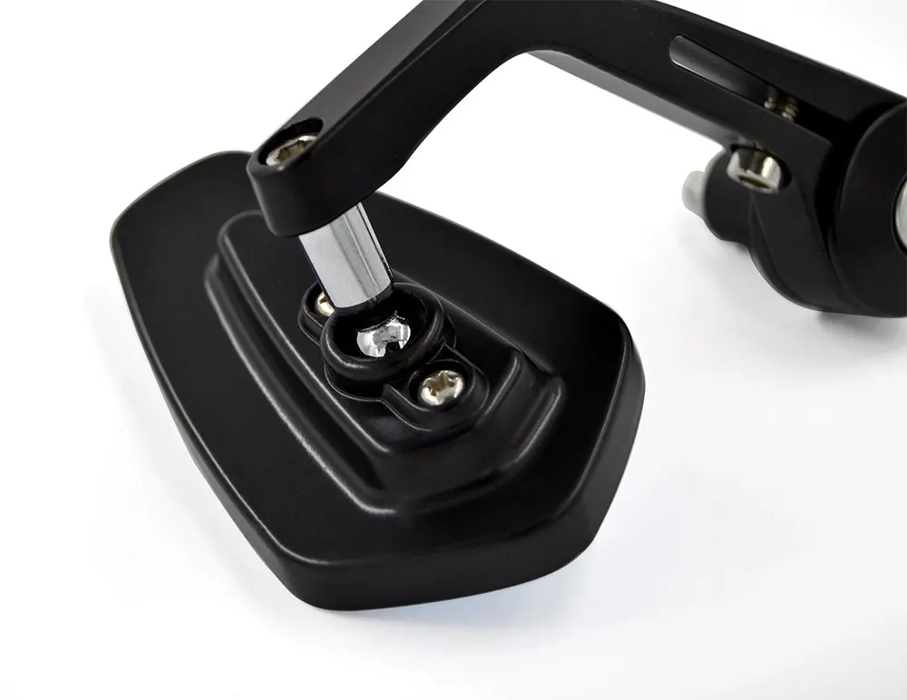 BJMOTO черный CNC алюминиевый мотоцикл 7/" 22 мм ручка руль бар конец зеркало для Honda Yamaha Kawasaki Suzuki Harley