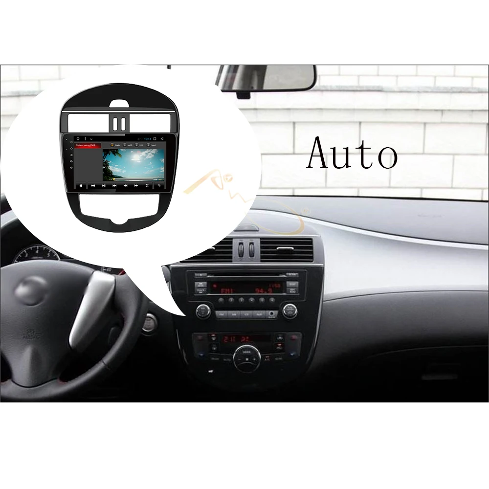 Android 7 1 Автомобильный GPS радио плеер Navi для Nissan Tiida 2011-2015 автомобильный стерео