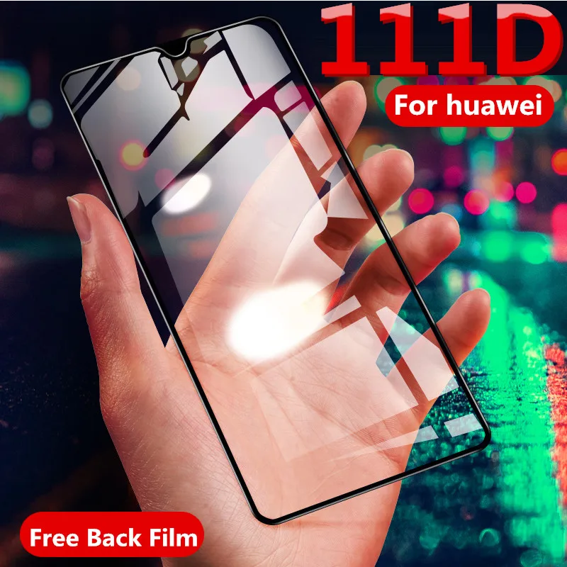 Защитное стекло 111D для Huawei P20 P30 Lite закаленное защиты экрана защитное с