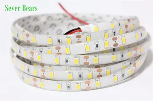 5 млот IP65 водонепроницаемая SMD 5630 Светодиодная светильник та Светодиодная лента e Гибкая светильник та холодный белый, теплый белый