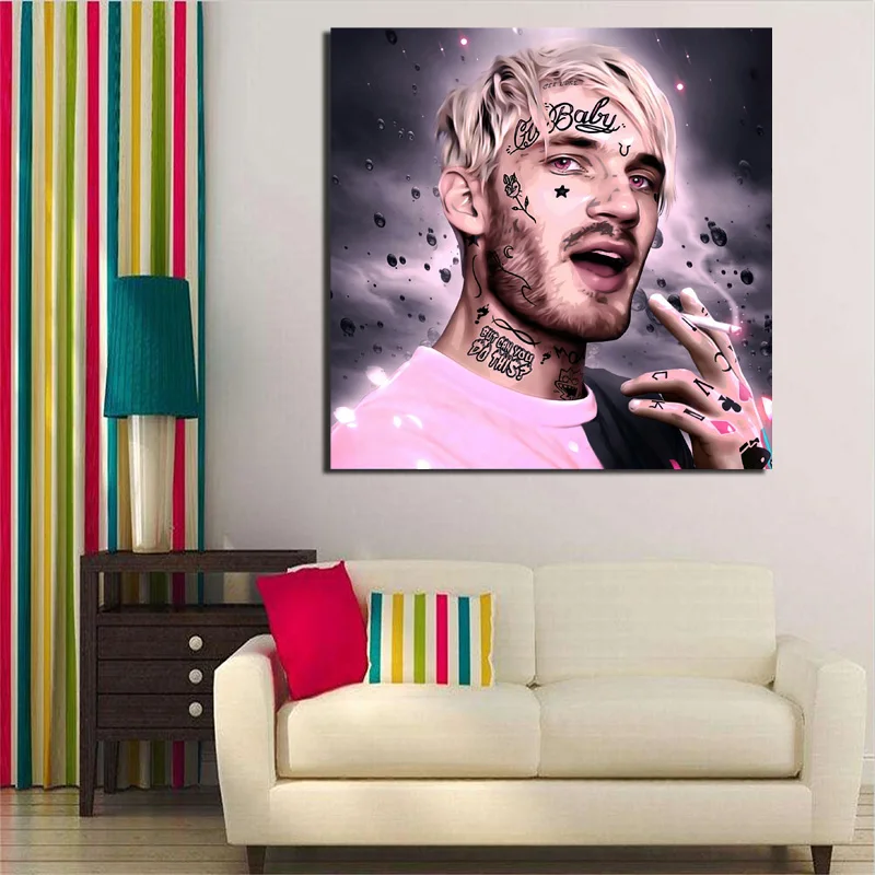 Lil Peep king Jediah Картина на холсте печать украшение для дома художественные работы
